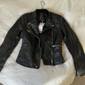 Zara leather jacket